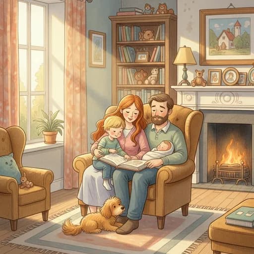 Storybook AI portrait style example, generated from a photo