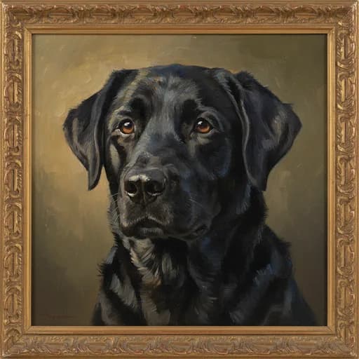 Classic Oil AI portrait style example, generated from a photo
